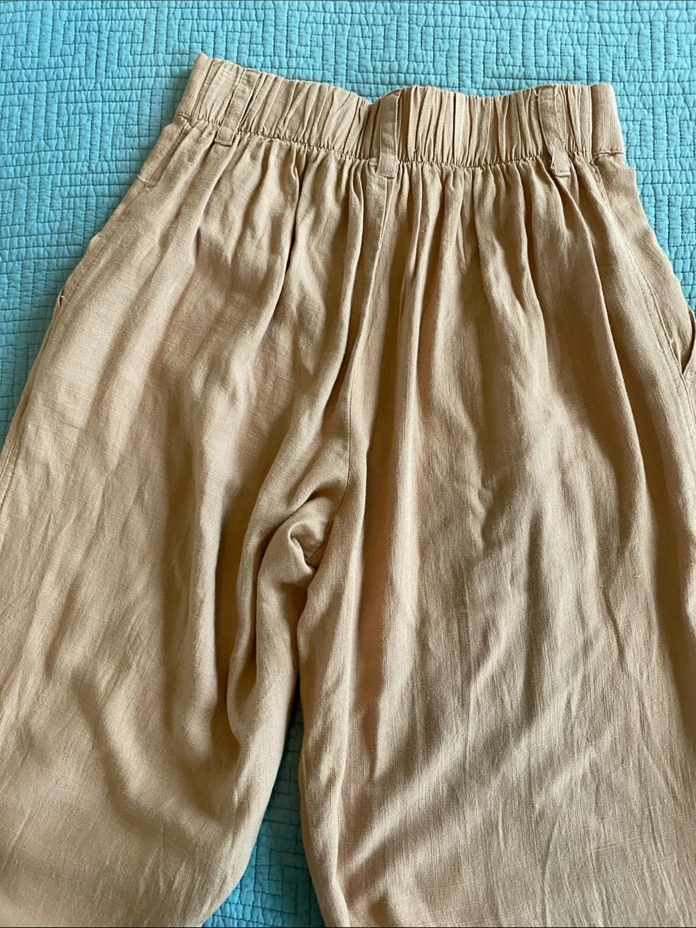 wild fable Wide-Leg High-Rise Pants in Light Brown